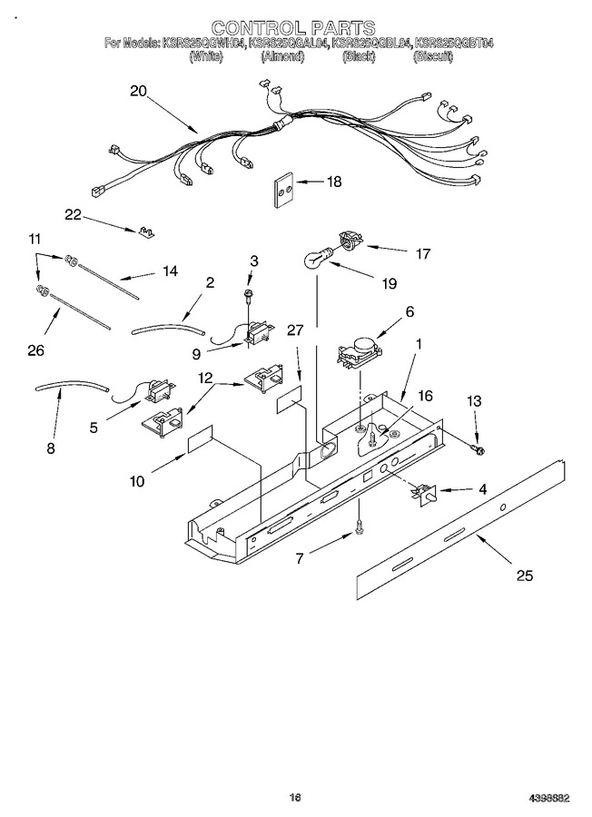 Diagram for KSRS25QGWH04