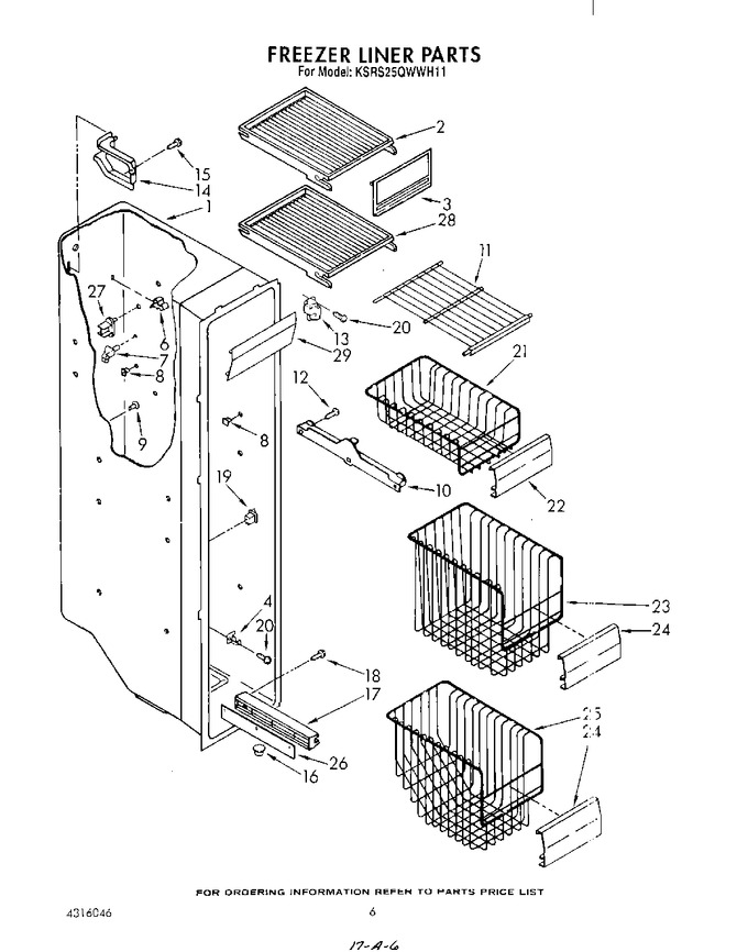 Diagram for KSRS25QWWH11