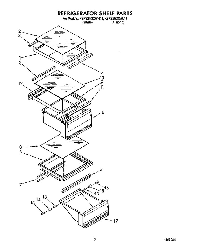 Diagram for KSRS25QXWH11