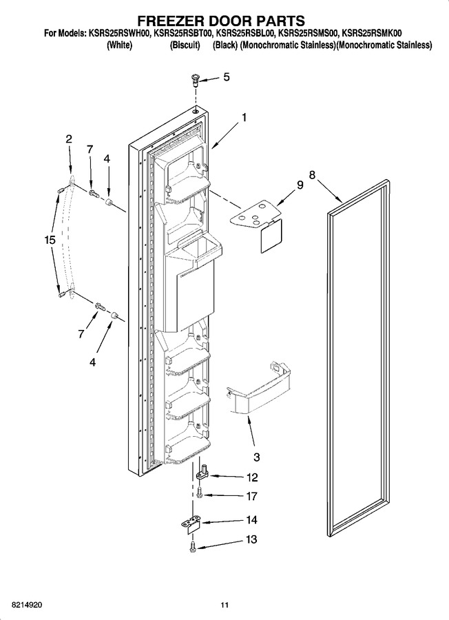 Diagram for KSRS25RSMK00