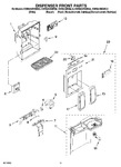 Diagram for 08 - Dispenser Front Parts