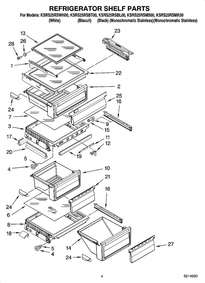 Diagram for KSRS25RSMK00