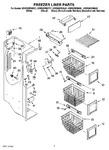 Diagram for 04 - Freezer Liner Parts