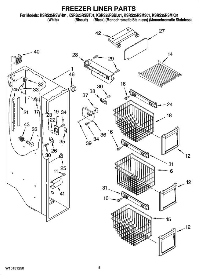 Diagram for KSRS25RSBT01