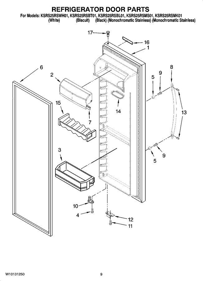 Diagram for KSRS25RSBL01