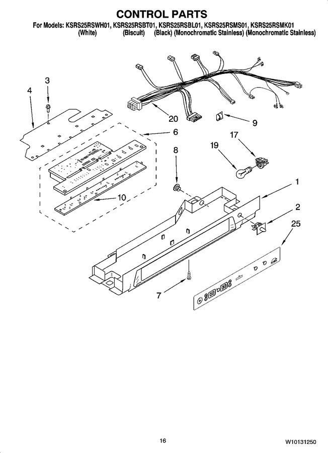 Diagram for KSRS25RSBT01