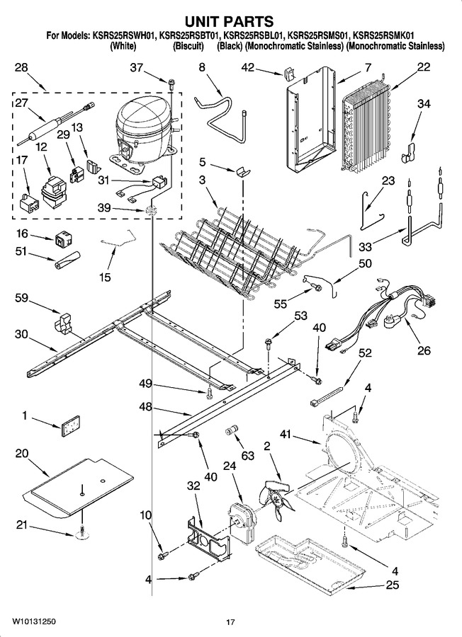 Diagram for KSRS25RSMK01