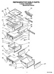 Diagram for 03 - Refrigerator Shelf Parts