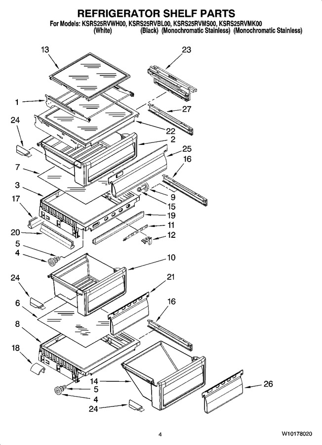 Diagram for KSRS25RVMK00