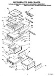 Diagram for 03 - Refrigerator Shelf Parts