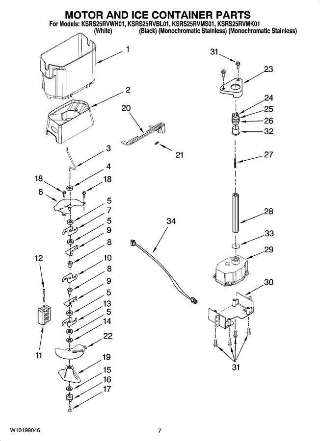 Diagram for KSRS25RVMK01