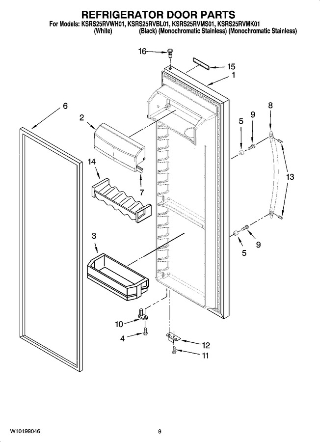 Diagram for KSRS25RVWH01