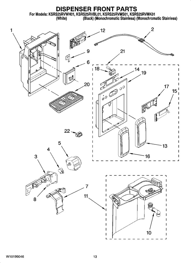 Diagram for KSRS25RVWH01