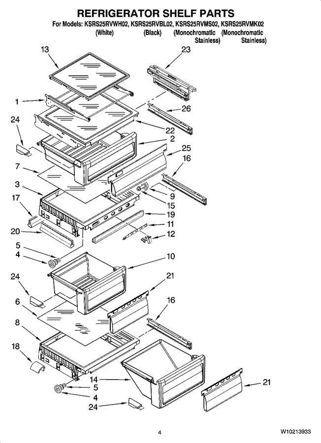 Diagram for KSRS25RVBL02