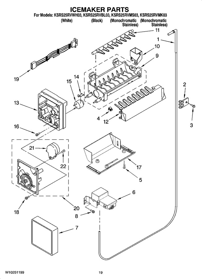 Diagram for KSRS25RVWH03