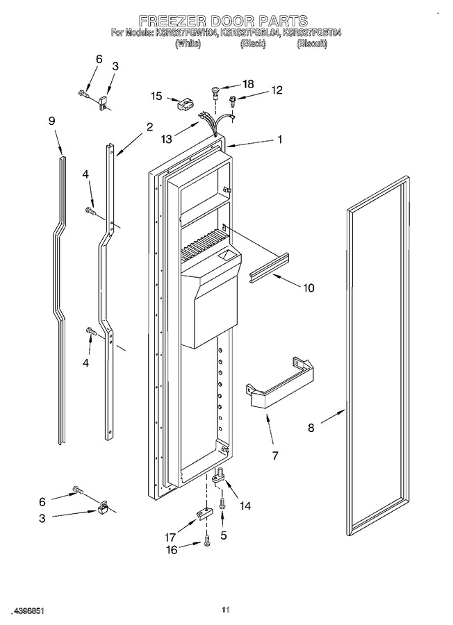 Diagram for KSRS27FGWH04