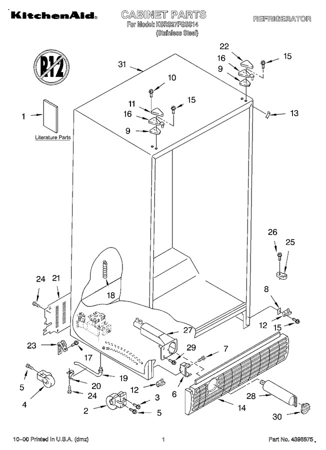 Diagram for KSRS27FGSS14