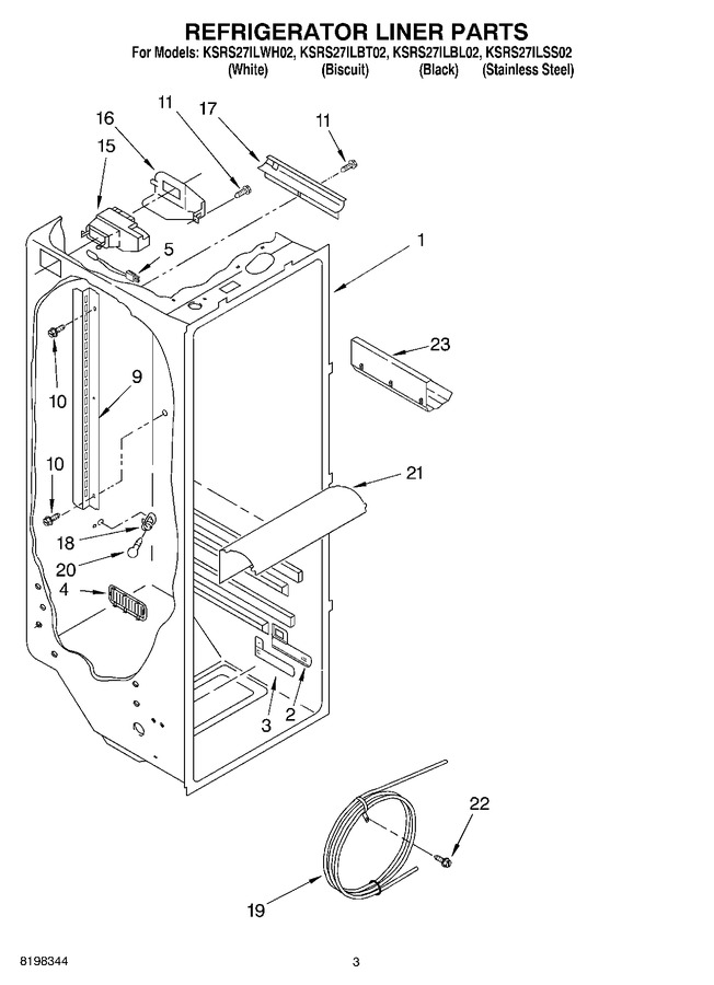 Diagram for KSRS27ILWH02