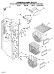 Diagram for 04 - Freezer Liner Parts