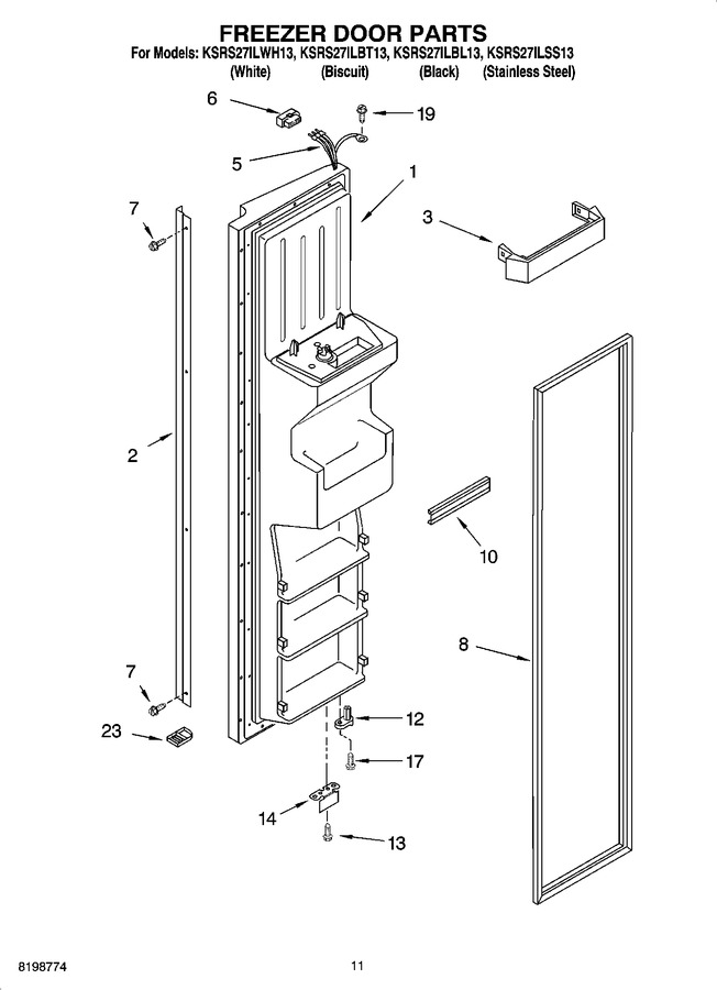 Diagram for KSRS27ILBT13