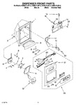 Diagram for 08 - Dispenser Front Parts