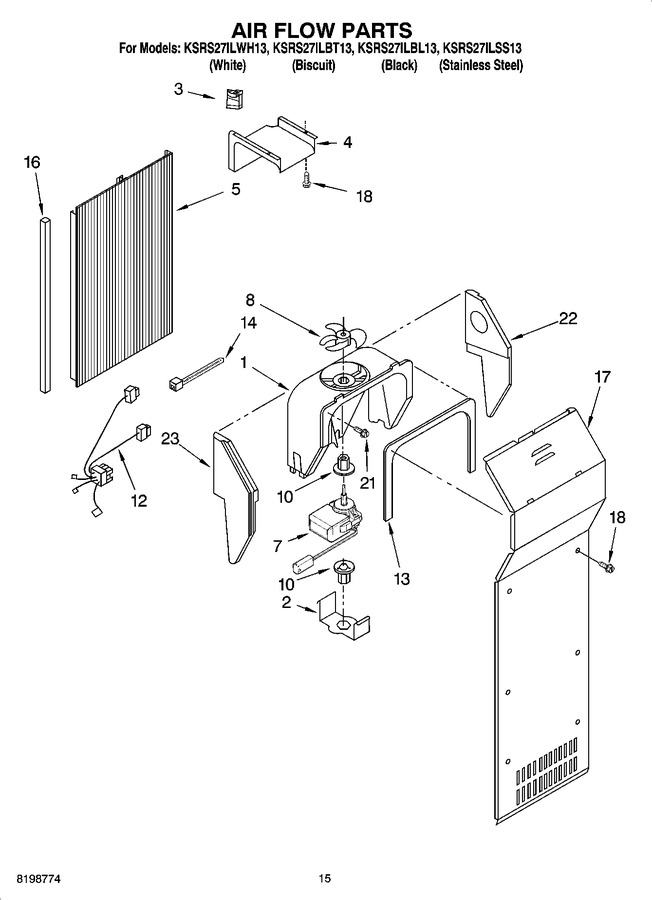 Diagram for KSRS27ILBL13