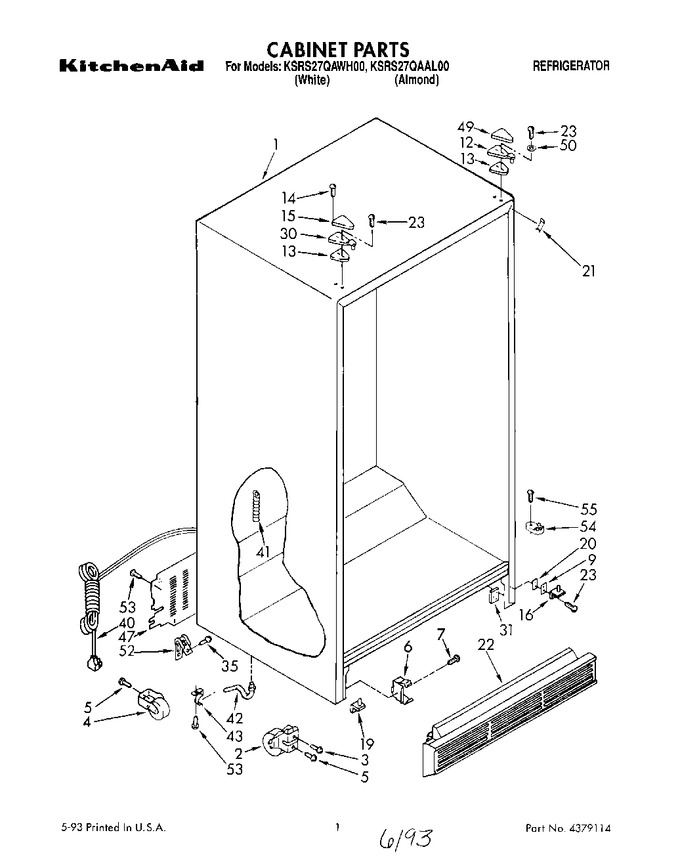 Diagram for KSRS27QAWH00