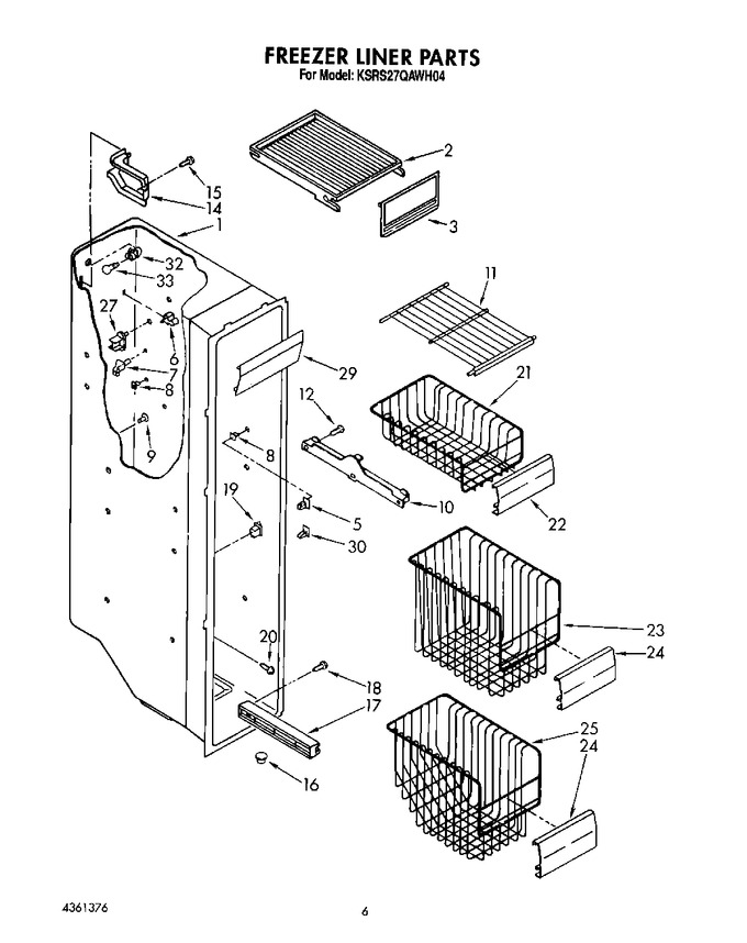 Diagram for KSRS27QAWH04