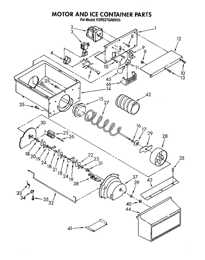 Diagram for KSRS27QAWH05