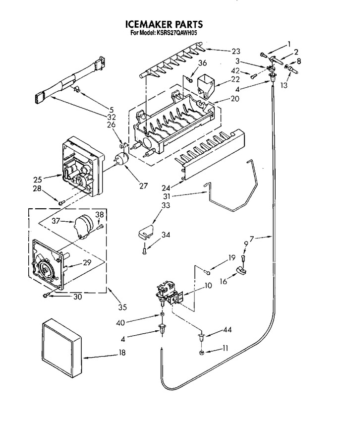 Diagram for KSRS27QAWH05