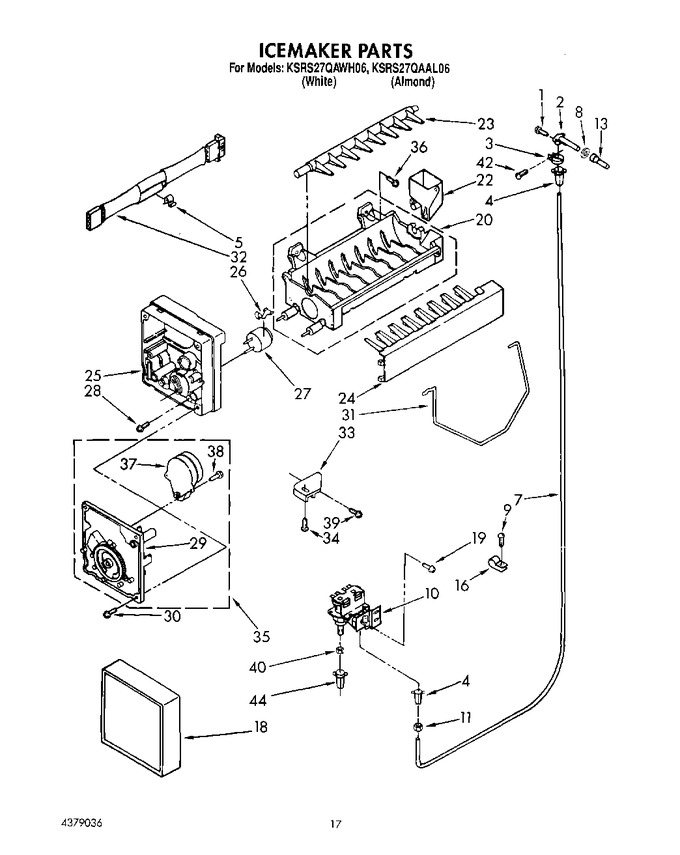 Diagram for KSRS27QAWH06