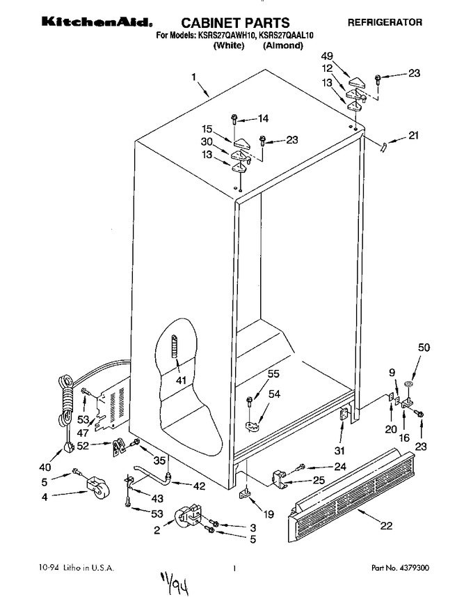 Diagram for KSRS27QAAL10