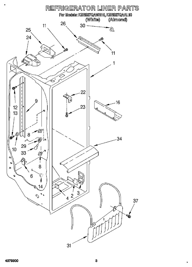 Diagram for KSRS27QAWH10