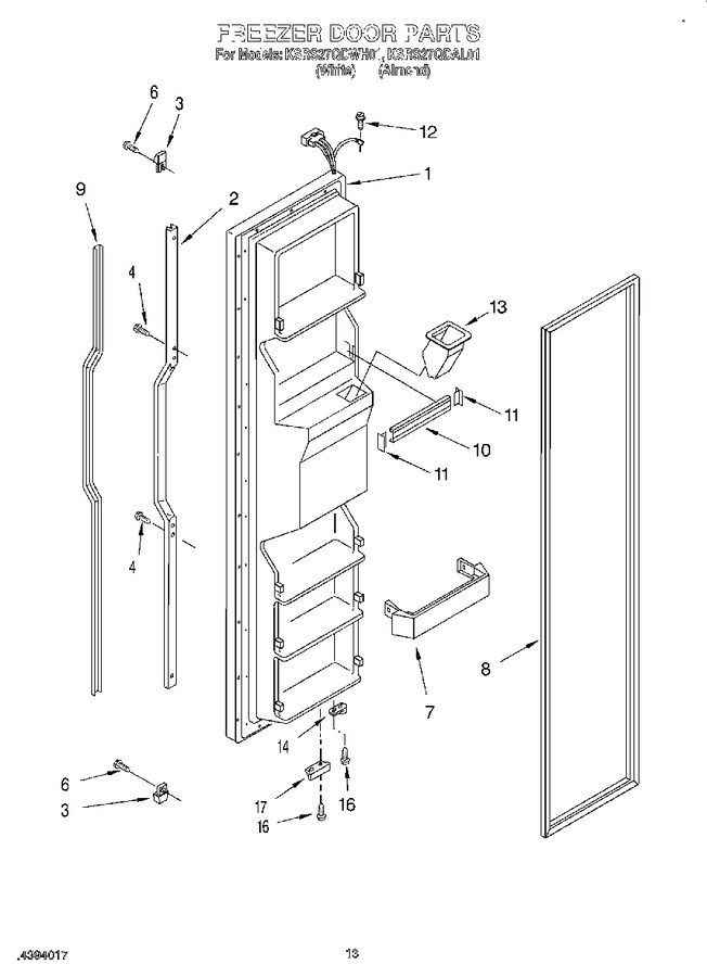 Diagram for KSRS27QDWH01