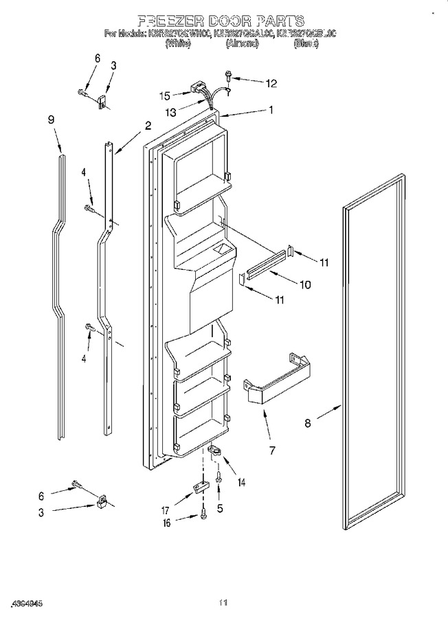 Diagram for KSRS27QGWH00