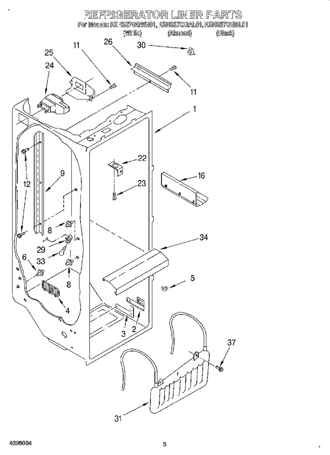 Diagram for KSRS27QGWH01