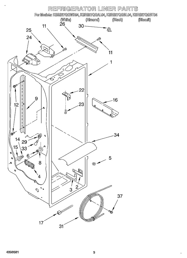 Diagram for KSRS27QGBL04