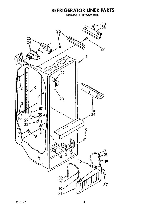 Diagram for KSRS27QWAL00