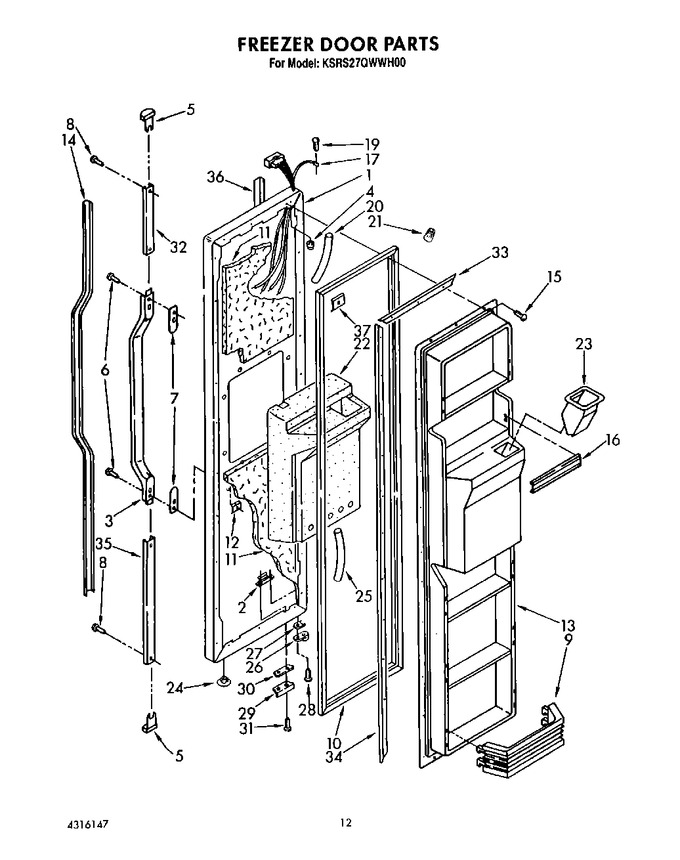 Diagram for KSRS27QWWH00