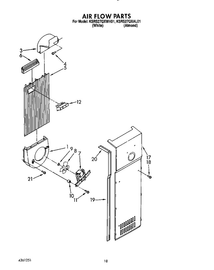 Diagram for KSRS27QXWH01