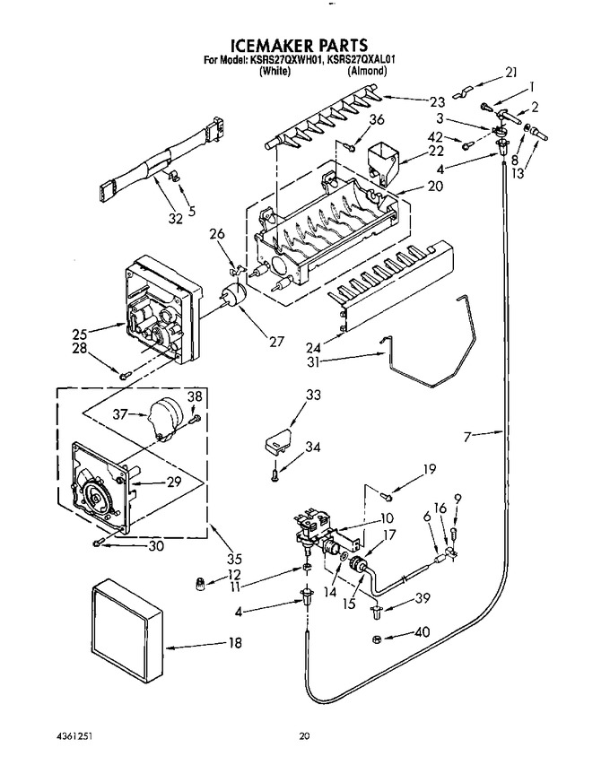 Diagram for KSRS27QXWH01