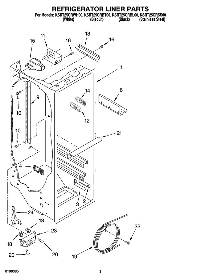 Diagram for KSRT25CRBT00