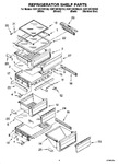 Diagram for 03 - Refrigerator Shelf Parts