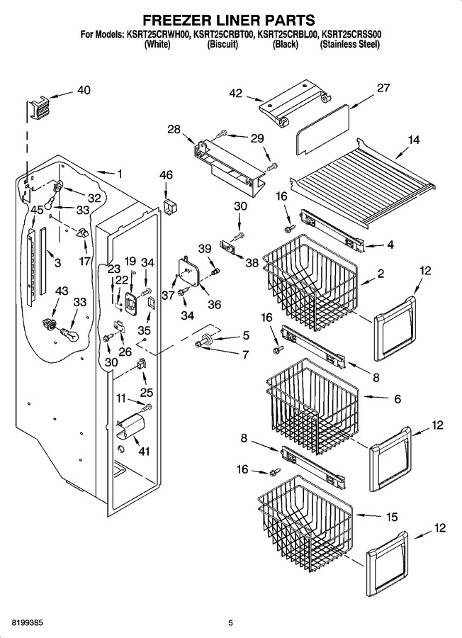 Diagram for KSRT25CRBL00