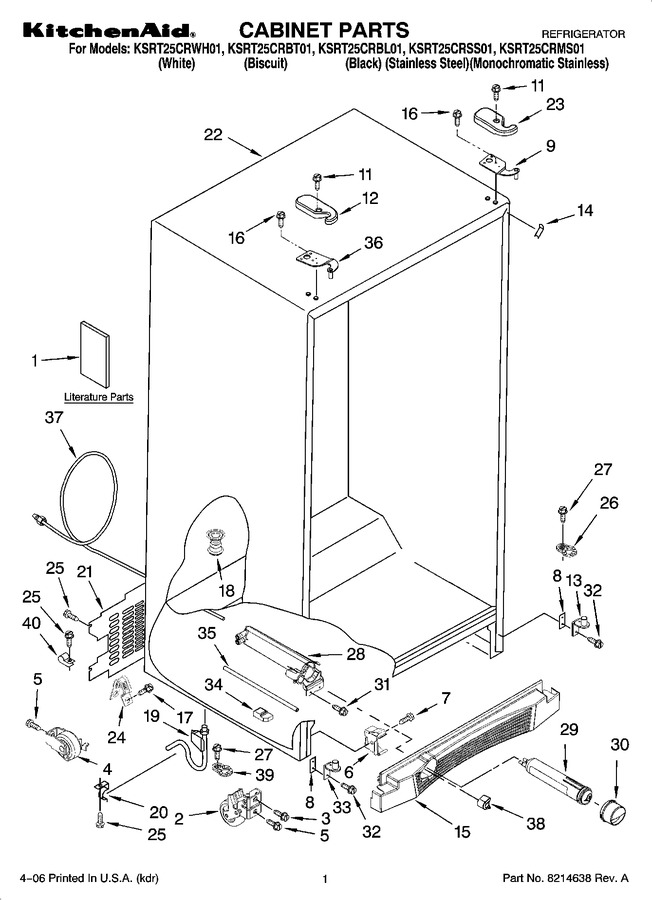 Diagram for KSRT25CRMS01