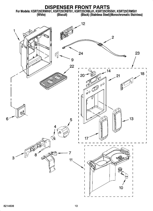 Diagram for KSRT25CRWH01