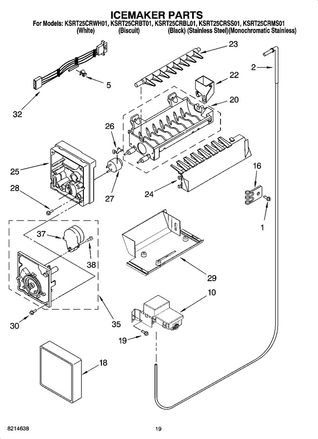 Diagram for KSRT25CRBT01