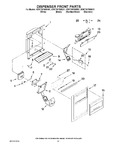 Diagram for 08 - Dispenser Front Parts