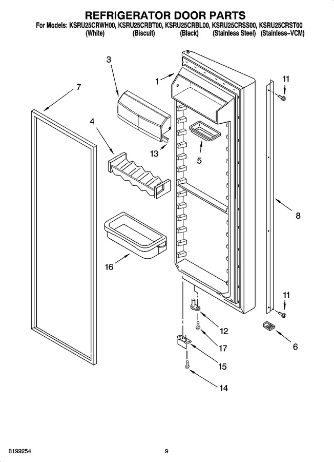 Diagram for KSRU25CRST00