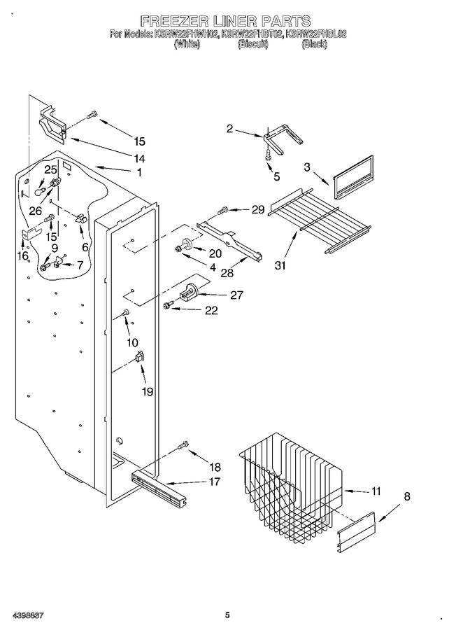 Diagram for KSRW22FHBL02